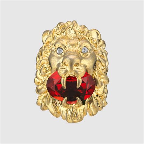 bague lion gucci|Bagues Gucci pour femme .